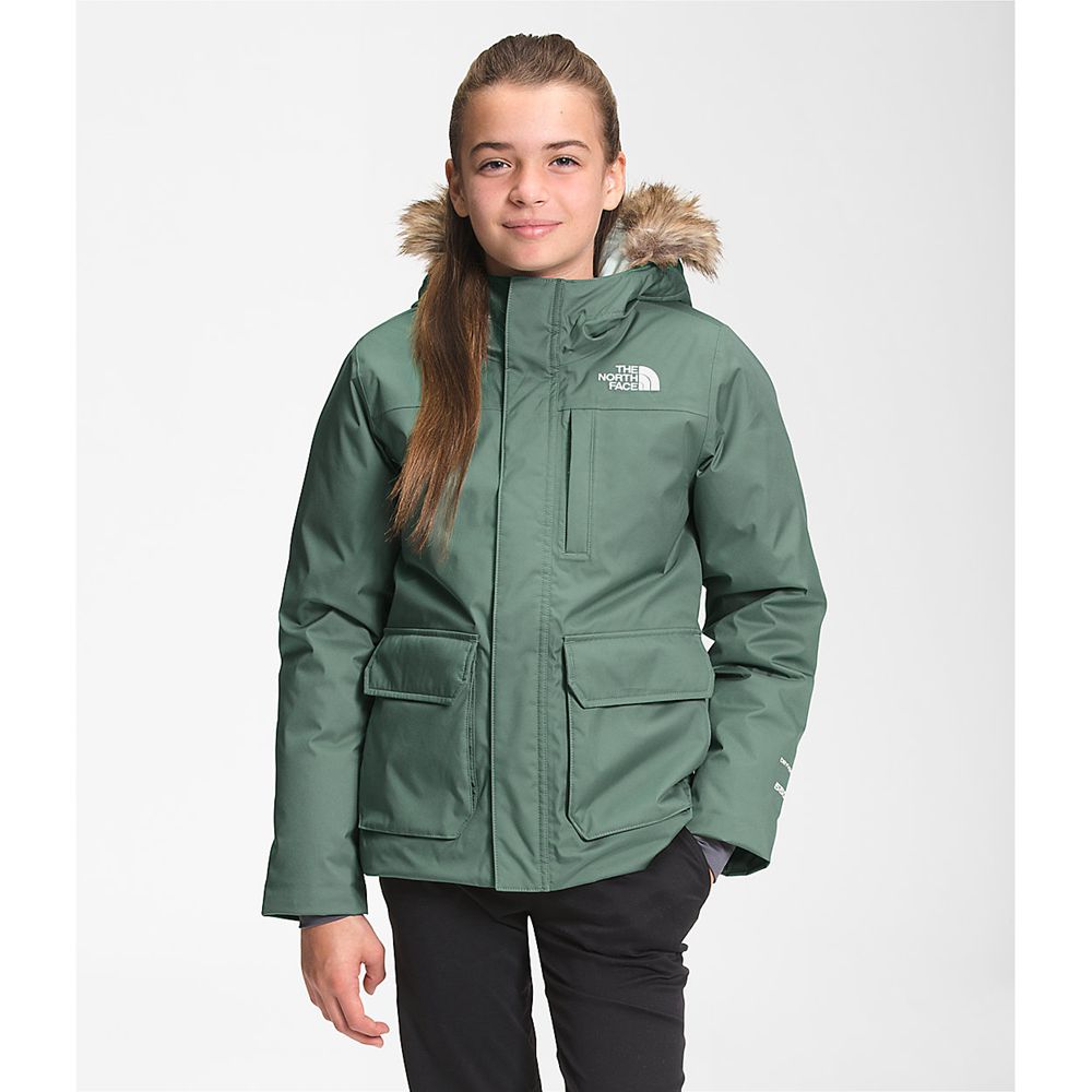 The North Face Parka Girls Australia - The North Face Greenland Green (VNT-547109)